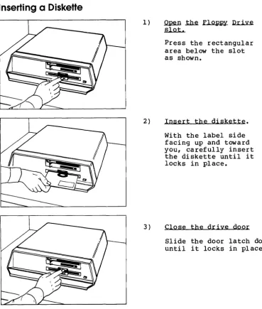 Figure 6. Loading a Diskette 