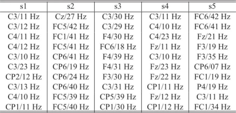 Figure 9: Topographic maps to shown the DP of a typical subject. The DP of peripheral channels was set to 0.