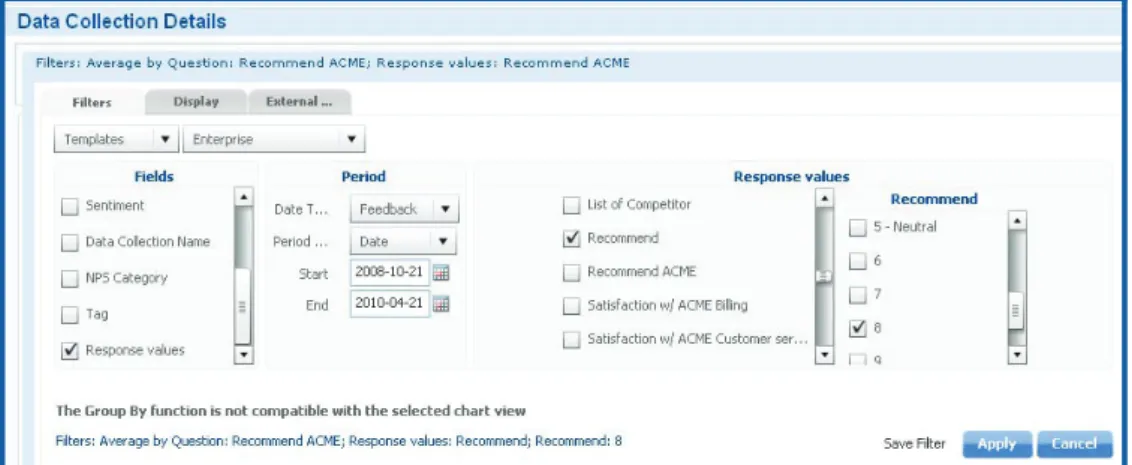 Figure 5. Satmetrix provides a nifty twist on push reporting by integrating directly with   Microsoft PowerPoint to allow you to create the reports from within your presentation.