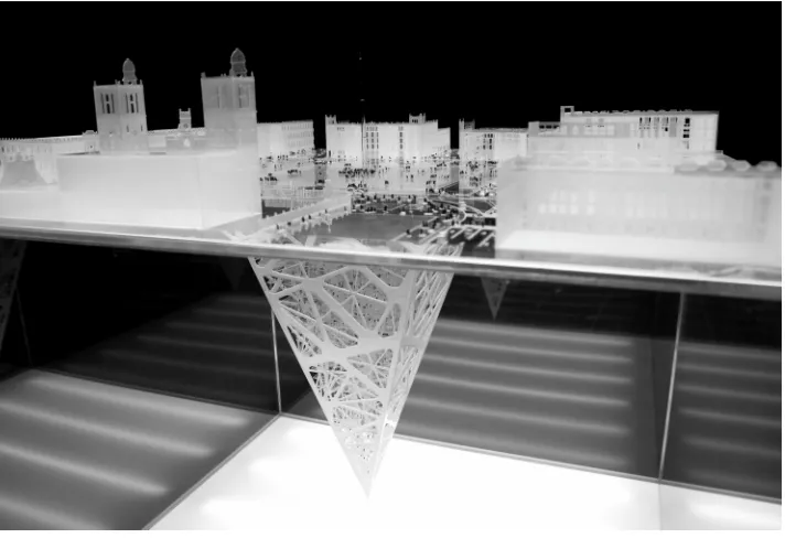 Figure    4.    Prototype    model    for    Earthscraper    underground    development    project,   
