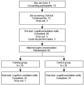 Figure 1. Flowchart of participants in the study 