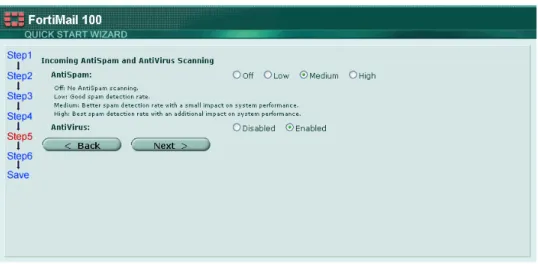 Figure 17: Quick Start Wizard: Step 5