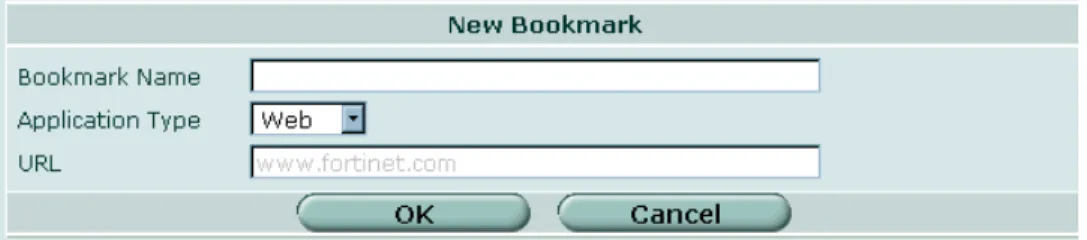 Figure 6: Create New Bookmark