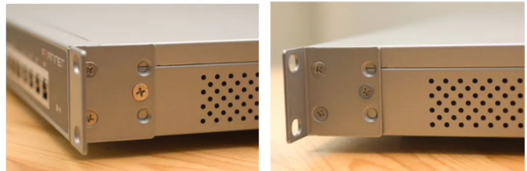 Figure 4: Mounting in a rack