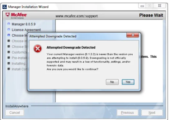 Figure 3-2  Attempted Download Detected dialog