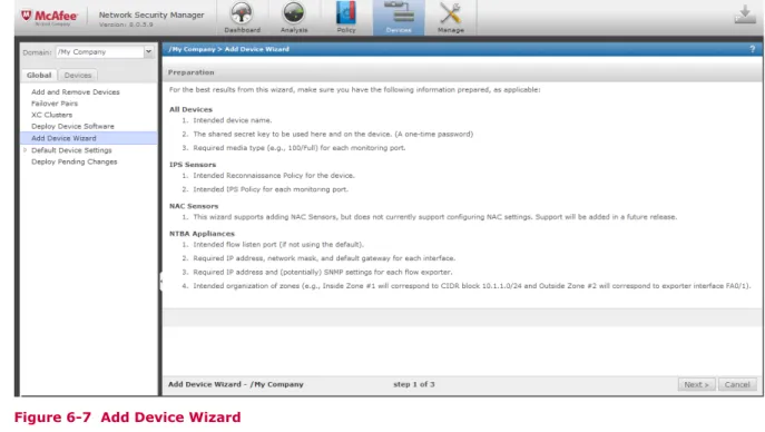 Figure 6-7  Add Device Wizard 2 Click Next.