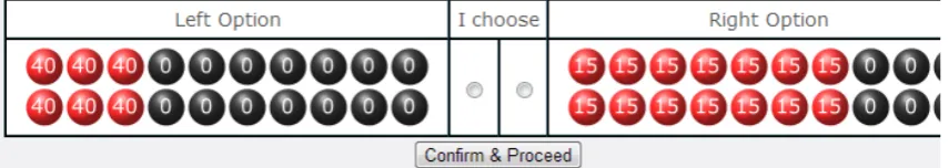 Figure   5:   Examples   of   Displays   Used   in   Binary   Choices   