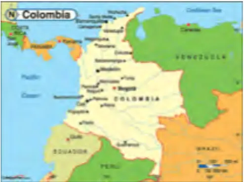 Figure 1 Map of Colombia