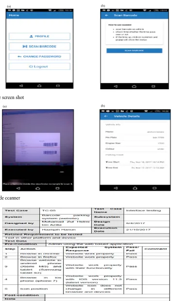 Fig. 15: Profile screen shot