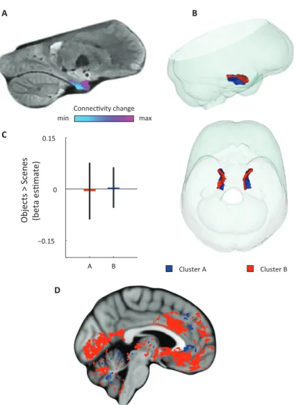 FIGURE 3 | Second-dominant mode of functional connectivity change within EC and sensitivity  to spatial and non-spatial information