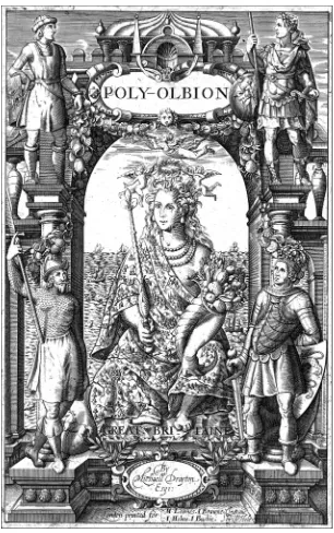 Figure 1: Frontispiece to Michael Drayton's Poly-Olbion (1612) 