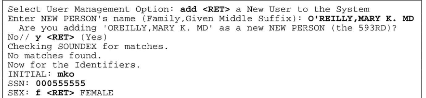 Figure 3:   Kernel options affected by Name Standardization 