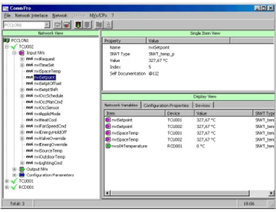 Figure 5-1: Checking Network Variable Values