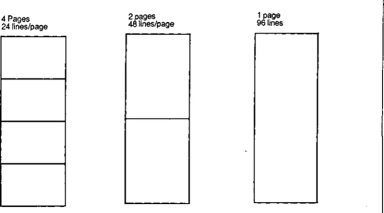 Figure 3-3. Alternative Page Divisions of Memory 
