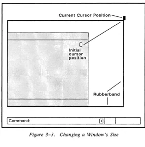 Figure 3-3. Changing a Window's Size 