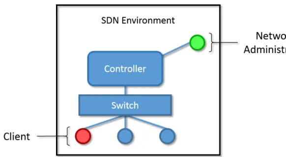 Figure 3.2: Client versus Administrator SDN Controller Visibility