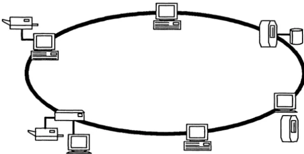 Figure 1-1. An Apollo Token Ring Network 
