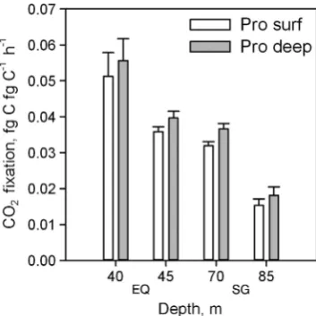 Figure 3Average per cell COSyn(grey, that is, addition of sea water from 300 m depth)
