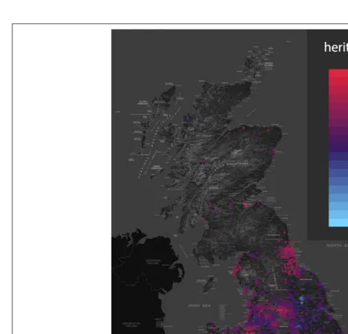 FIGURE 1 | Geographical variation in the heritability of antisocial