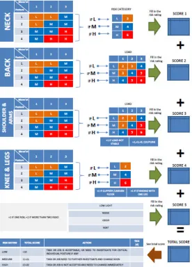 Fig. 3: Scoring chart with process