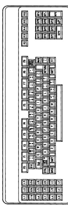 Figure 1-1. Keyboard Map 