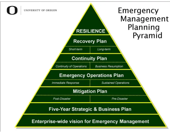 Figure 1 provides a graphic representation of the plans and policies associated with the various  phases