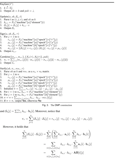 Fig. 3.The DMP construction