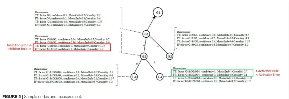 FIGURE 5 | Sample nodes and measurement.