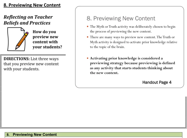 Graphic organizer 