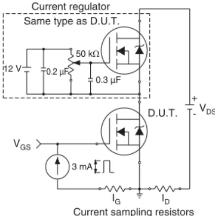 Fig. 15a - Basic Gate Charge Waveform Fig. 15b - Gate Charge Test CircuitD.U.T.3 mAVGSVDSIGID0.3 µF0.2 µF50 kΩ12 VCurrent regulator