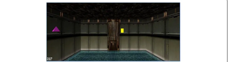 Fig. 2 Screenshot of the Spatial Orientation and Learning Labyrinth