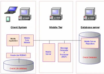 Figure 5: Oracle 10i Lite Architecture [12]