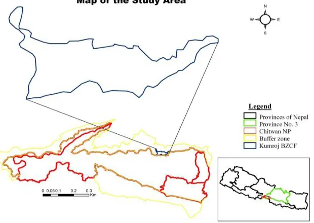 Figure 1. Map of study area. 