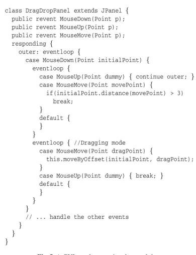 Fig. 5. A GUI panel supporting drag-and-drop