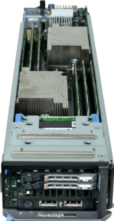 Figure 2: The Dell PowerEdge  M420 blade server. 