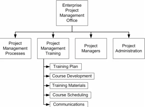 Figure 1-1 – Project Management Training Program Organizational Structure
