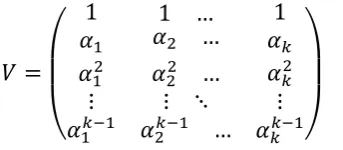 Figure 2.4: An example of the distribution of two blocks B1 and B2 with NC [44] 