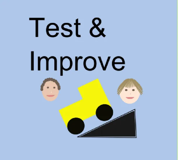 Figure 6: Engineering Design Process step 5: Test your creation to see how well it accomplishes the  goals you have for it
