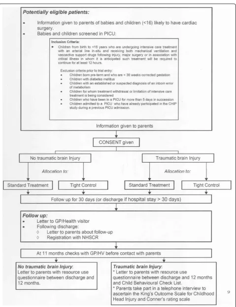 Figure 1 Flow diagram of the CHiP Trial Protocol.
