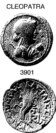 Figure Four: Coin of Cleopatra VII and Ptolemy XV Caesarion depicted as Aphrodite and Eros on the obverse