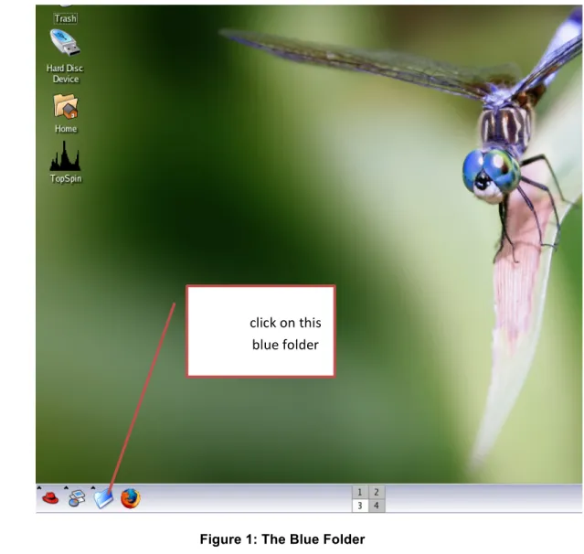 Figure 1: The Blue Folder click	  on	  this	  