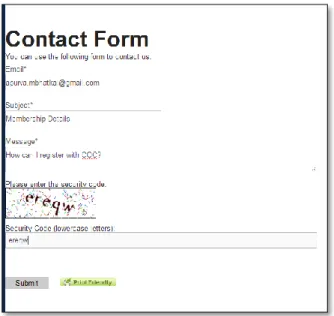 Fig 5: View of the payment form created in CiviCRM and  displayed in WordPress 