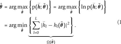 table for channels that do not change too rapidly from