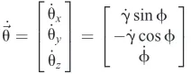 Fig. A1. Wingtip and radial angle of attack kinematics for bird 2. (A) The three components of the wingcomponent (derivative of the angular velocity vector: again, the vertical component (of attack varied from the wing root to the tip because the wing was 