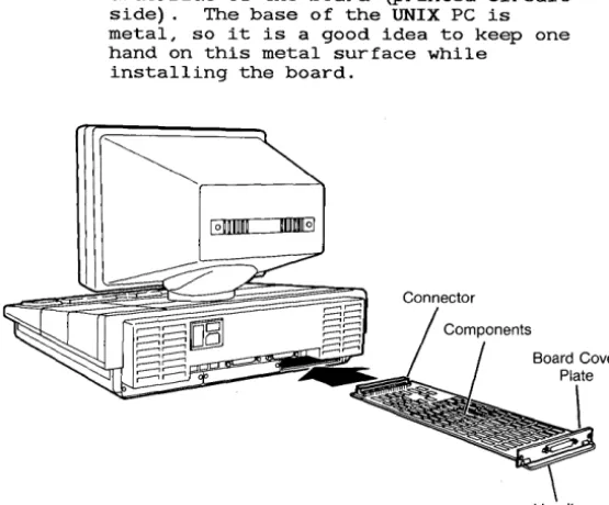 Figure 2-2 Inserting the Tape Controller Board 