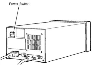 Figure 3-2 Tape Drive Power SwitCh 