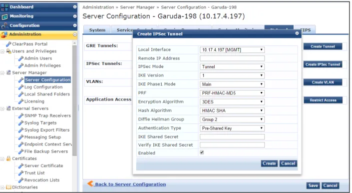 Figure 2 RADIUS Accounting Proxy Configuration, Service Tab
