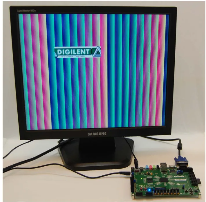 Figure 14 – VGA Output Test Pattern 