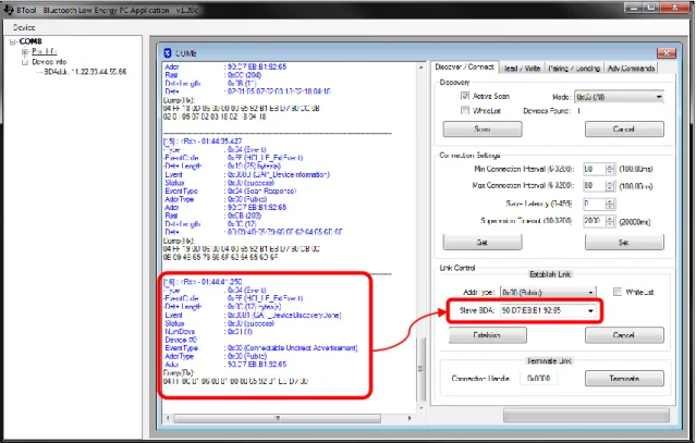 Figure 14 BTool, Slave Address 