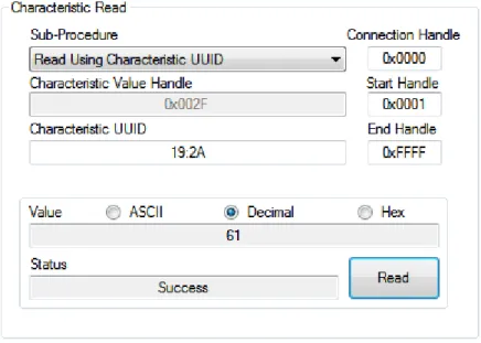 Figure 24 Battery Service, Read Battery Level 